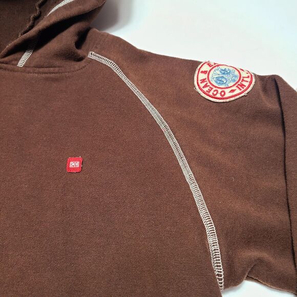 Ocean And Earth "Surfing Is My Religion" Men's Hoodie Size Small Graphic Y2k - Picture 7 of 9